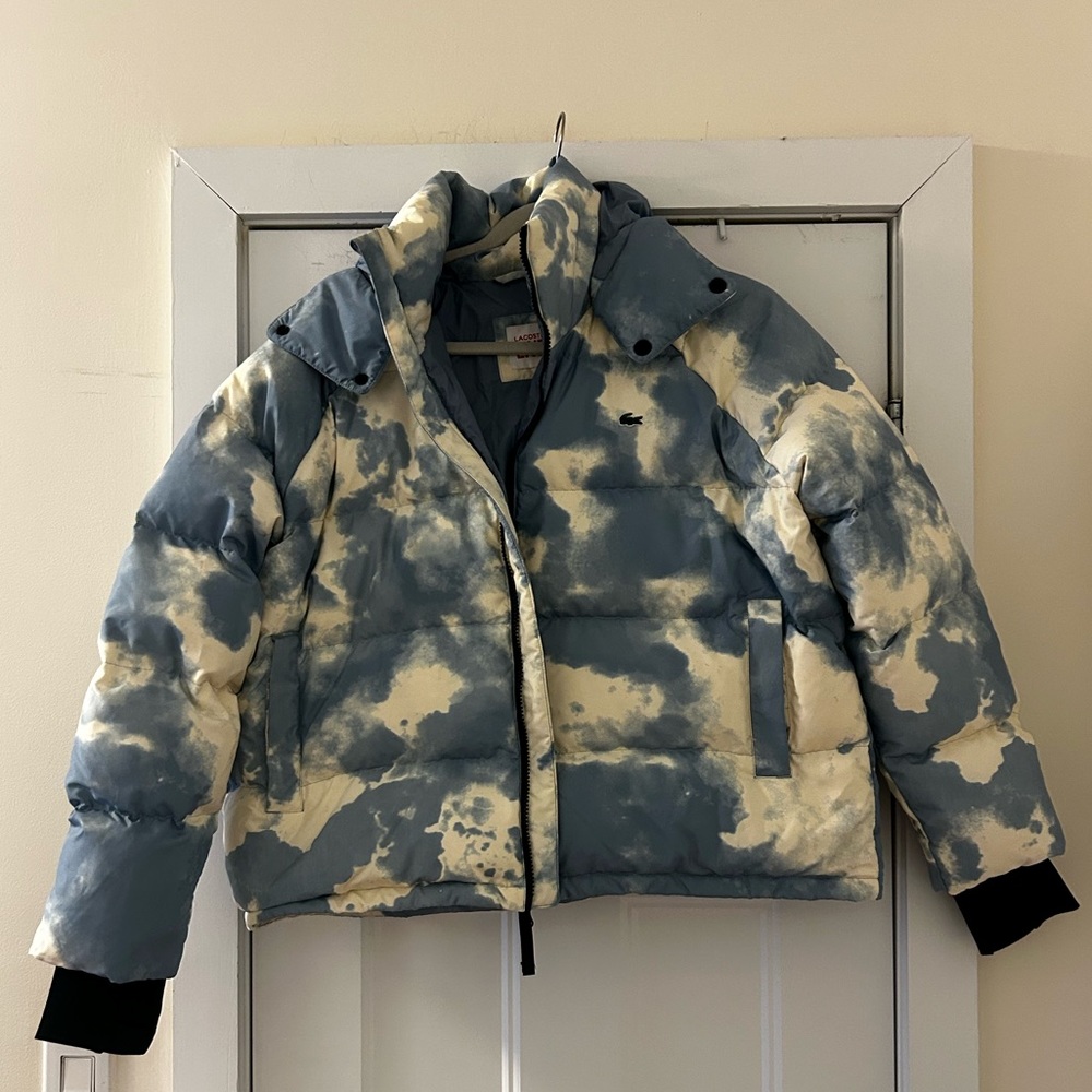 Lacoste M Cloud Print Puffer Worn Once